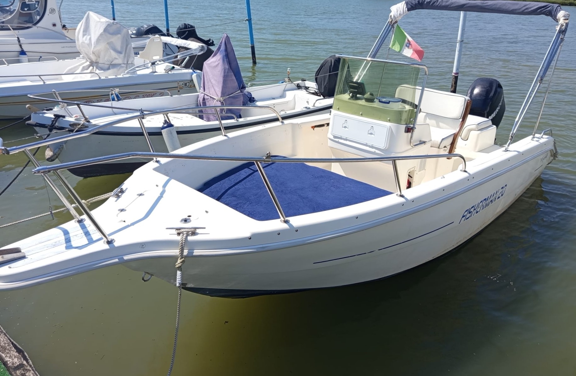 MINGOLLA FISHERMAN 20 + 115HP MERCURY (2011)<br><a href=dettaglio.aspx?Id=286 >VAI ALLA SCHEDA</a>